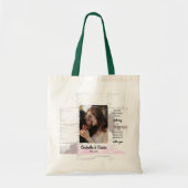 Schattige paar aangepaste foto tote bag (Voorkant)
