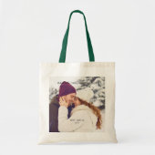 Schattige paar aangepaste foto tote bag (Voorkant)