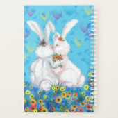 Schattige paar Bunny Planner (Achterkant)