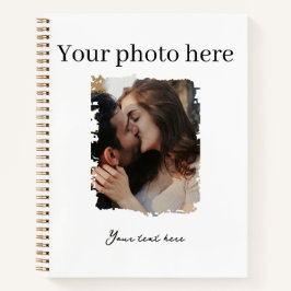Schattige paar Custom Photo Journals Notitieboek