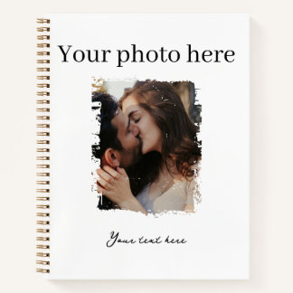 Schattige paar Custom Photo Journals Notitieboek