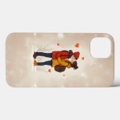 Schattige paar iPhone Case (Achterkant (horizontaal))