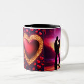 Schattige Paar Mok (Voorkant rechts)