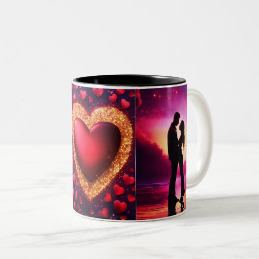 Schattige Paar Mok (Voorkant rechts)