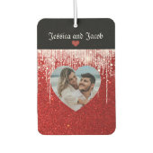 Schattige paar naam en foto luchtverfrisser (Voorkant)