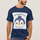 Schattige paar Penguin T-shirt (Voorkant)