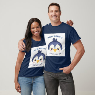 Schattige paar Penguin T-shirt