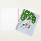 Schattige paar speelse papegaaien Rosellas Planner (Display)