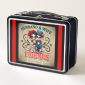 Schattige paar suikerschedel (Voorkant)