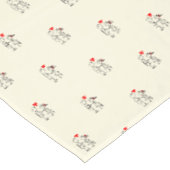 Schattige paar tafelkleed - Kies kleur (Gekanteld)