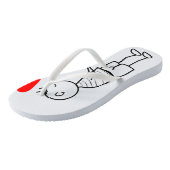 Schattige Paar Teenslippers (Schuin)