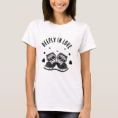 Schattige paar uilen t-shirt (Voorkant)