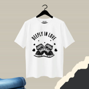 Schattige paar uilen t-shirt