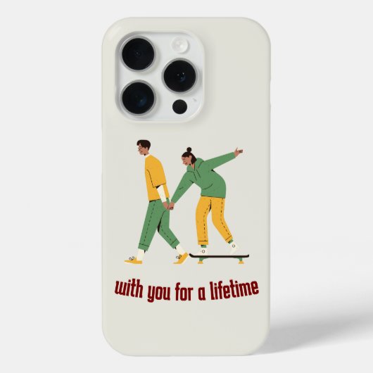 Schattige paar Valentijnsdag Case-Mate iPhone Case (Achterkant)