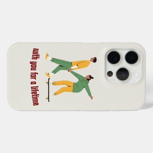 Schattige paar Valentijnsdag Case-Mate iPhone Case (Achterkant (horizontaal))