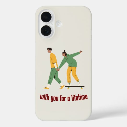 Schattige paar Valentijnsdag Case-Mate iPhone Case (Achterkant)