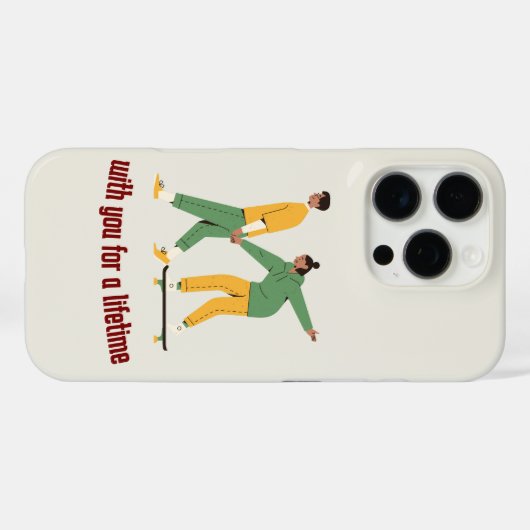 Schattige paar Valentijnsdag Case-Mate iPhone Case (Achterkant (horizontaal))