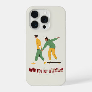 Schattige paar Valentijnsdag iPhone 15 Pro Case
