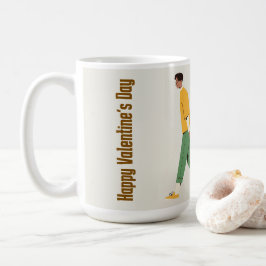 Schattige paar Valentijnsdag Koffiemok