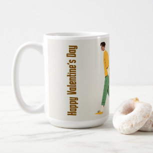 Schattige paar Valentijnsdag Koffiemok