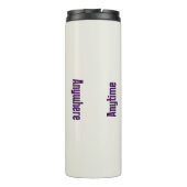 Schattige paar Valentijnsdag Thermosbeker (Achterkant)