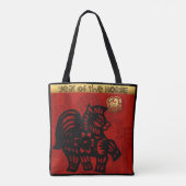 Schattige Paard Chinees Nieuwjaar Zodiac Verjaarda Tote Bag (Achterkant)