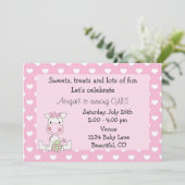 Schattige Paard Eerste Verjaardag Uitnodiging voor (Staand voorkant)