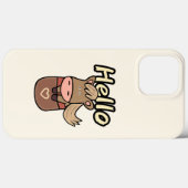 Schattige paard op zak Case-Mate iPhone case (Achterkant (horizontaal))