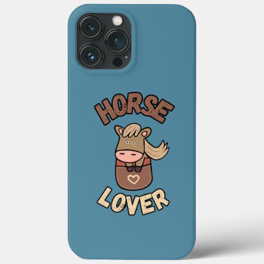 Schattige paard op zak Case-Mate iPhone case (Achterkant)