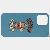 Schattige paard op zak Case-Mate iPhone case (Achterkant (horizontaal))