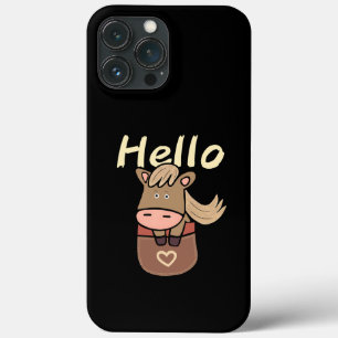 Schattige paard op zak Case-Mate iPhone case