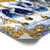 Schattige paarden poster (Hoek)