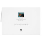 schattige paarden zwarte schuimsteenhoed (Achterkant Horizontaal)