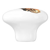 Schattige Paardendier Kinderkamer Keramische Knop (Zijkant)