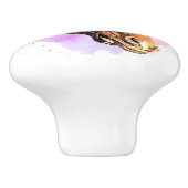 Schattige Paardendier Kinderkamer Keramische Knop (Zijkant)