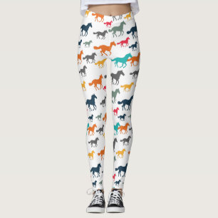 Schattige Paardenpatroon Leggings