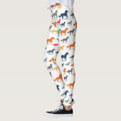 Schattige Paardenpatroon Leggings (Links)