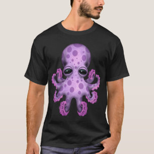 Schattige Paarse Baby Octopus T-shirt