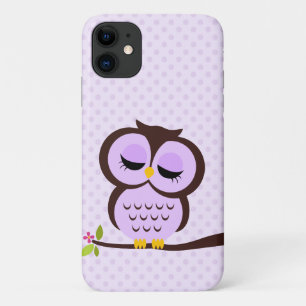 Schattige Paarse boomgaard Case-Mate iPhone Case