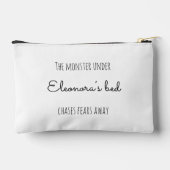 Schattige Paarse bruin groen monster onder bed Etui (Achterkant)