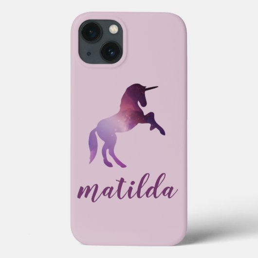 schattige paarse eenhoorn Case-Mate iPhone case (Achterkant)