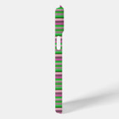 Schattige paarse groene strepen Case-Mate iPhone case (Achterkant / Rechts)