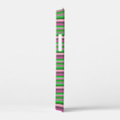 Schattige paarse groene strepen Case-Mate iPhone case (Achterkant / Rechts)