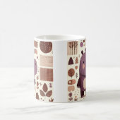 Schattige Paarse Hippo Koffiemok (Center)