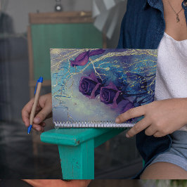 Schattige Paarse Notitieboek