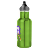 Schattige Paarse Pinguïn Waterfles (Rechts)