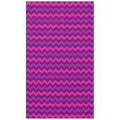 Schattige Paarse roze Chevrons groot tafelkleed (Voorkant)
