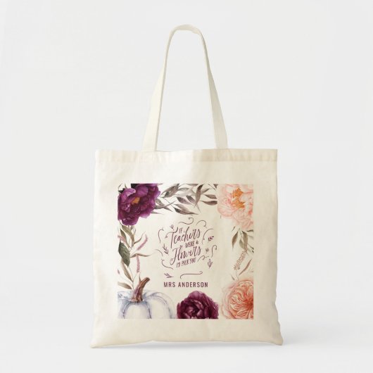 schattige paarse roze elegant tote bag (Voorkant)