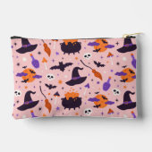Schattige Paarse & Roze Halloween Patroon Etui (Achterkant)