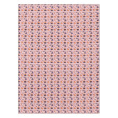 Schattige Paarse & Roze Halloween Patroon Tafelkleed (Voorkant)